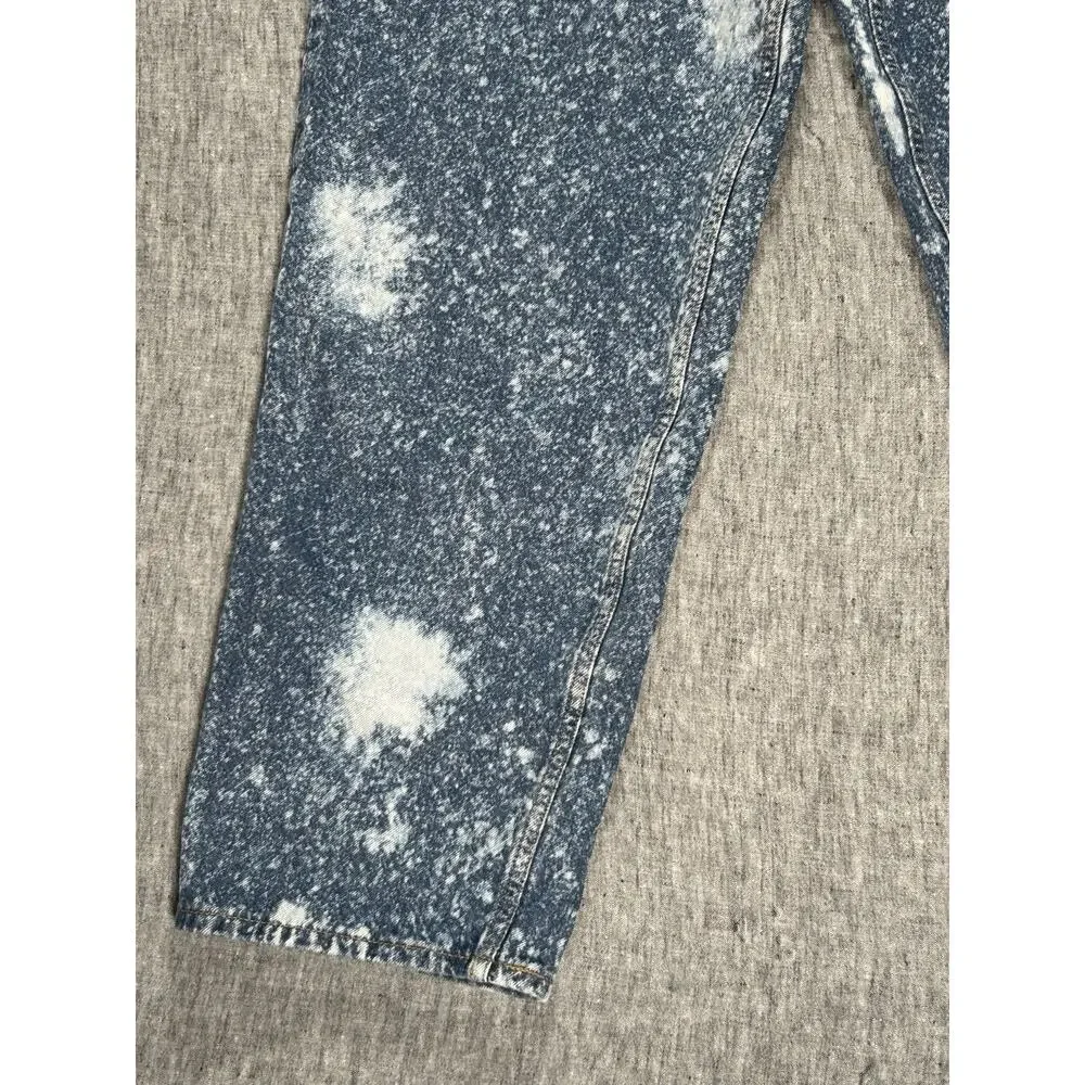 Levis Super Baggy Jeans Men 32x34 Acid Wash Drawstring Skateboarding Y2K